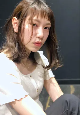 ミディアム 柿本拓【全席完全個室 ログネオン】のヘアスタイル