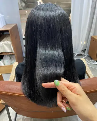 ロング 仙田 遥のヘアスタイル