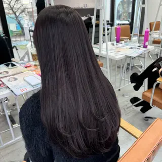 ロング カラー ヘアアレンジ ブリーチなしカラー /ベージュ/安形翔のヘアスタイル