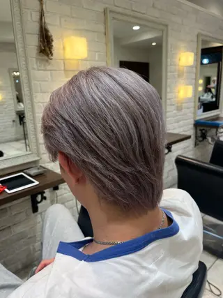 ショート カラー メンズ 雰囲気✨似合わせ hair　shotaのヘアスタイル