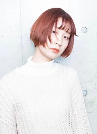 ショート カラー a：le所属・内田 一也のヘアスタイル