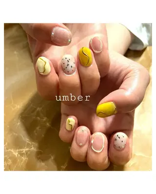 ネイル umber 三茶1分のネイルデザイン