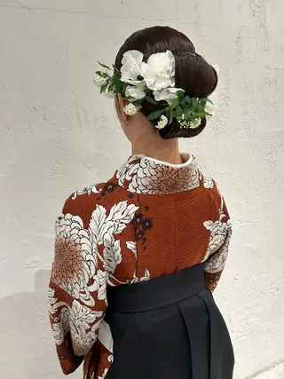 ヘアアレンジ 艶カラー🌸アレンジ 🌹Sally🕊️のヘアスタイル