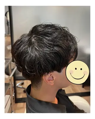 ショート パーマ 荒川 枝里のヘアスタイル