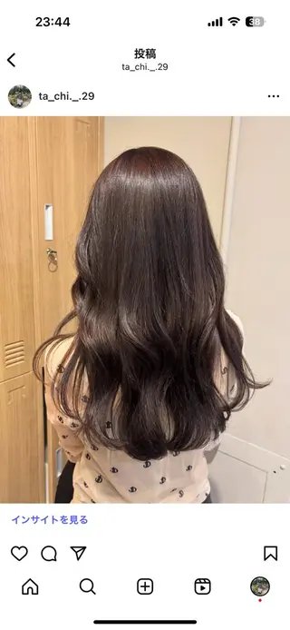 カラー LOREN ちひろのヘアスタイル