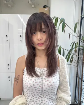 カラー 矢場町/栄 chinatsu.のヘアスタイル