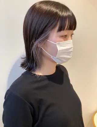 ショート カラー nono/パーマ /顔まわりカット🐈のヘアスタイル