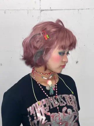 カラー 暗髪ツヤ感カラー/ YUNAのヘアスタイル