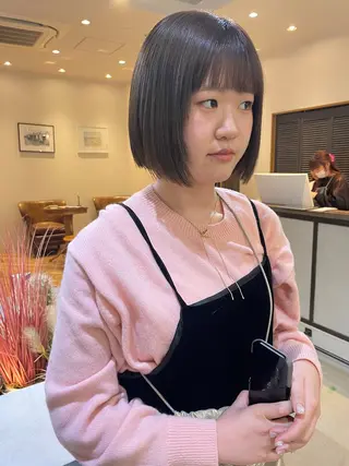 ミディアム lolonois ナガオカカオリのヘアスタイル