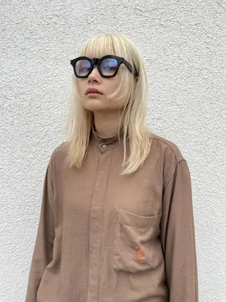 セミロング カラー 斎藤祐樹 /レイヤー/パーマのヘアスタイル