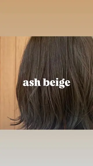 ミディアム カラー ちほ /ボブスタイルのヘアスタイル