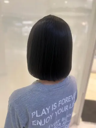 ショート パーマ 艶質改善/縮毛矯正 ササキナツミのヘアスタイル