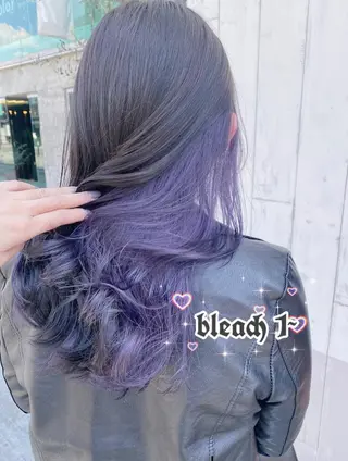 ロング ハイトーン×エクステ 💞くるみのヘアスタイル