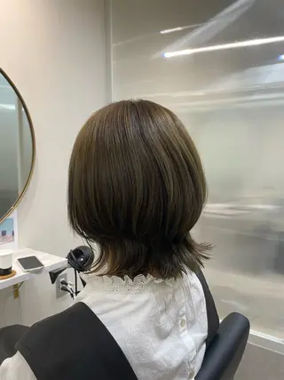 ショート カラー 韓国🇰🇷艶髪 ケアカラーSHURIのヘアスタイル