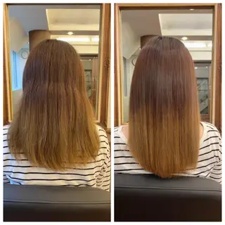 ロング 名古屋栄の髪質改善 トリートメント/清田のヘアスタイル