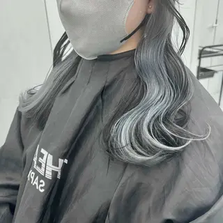 セミロング カラー 韓国スタイル🇰🇷 トレンドレイヤー🪡のヘアスタイル