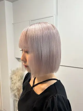 ミディアム カラー Cielro【 シェイロ 】所属・Cielro/ダブル カラー/西田咲希のヘアスタイル