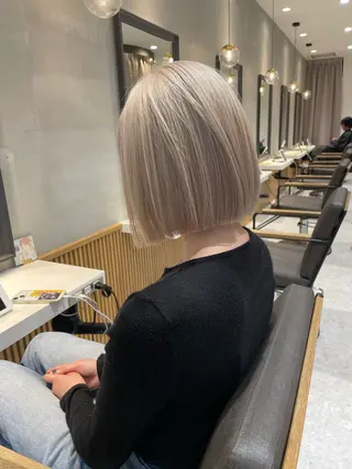 ミディアム カラー Aster れおんのヘアスタイル