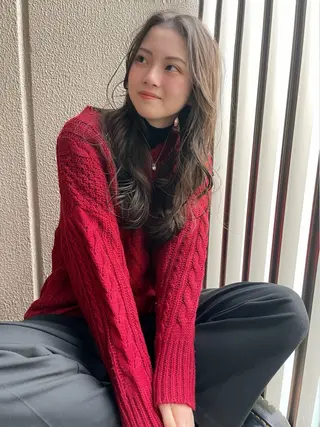 ロング 平 一裕のヘアスタイル