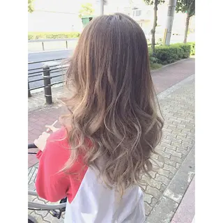 ロング カラー na3moe【ナナナモエ】所属・髪質改善✨カラー特化 サロン🎨平尾晃一のヘアスタイル