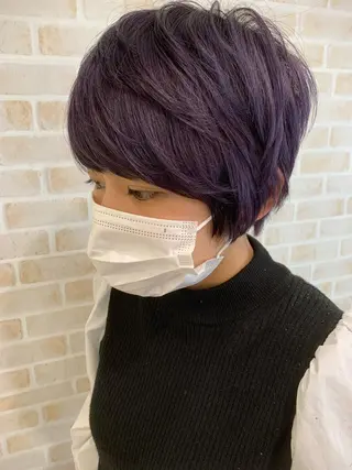 ショート SALOWIN新宿三丁目 Frente店所属・薄田 珠美のヘアスタイル