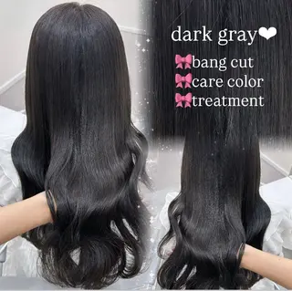 ロング 💎りあん/大須/栄 ブリーチなしWカラーのヘアスタイル