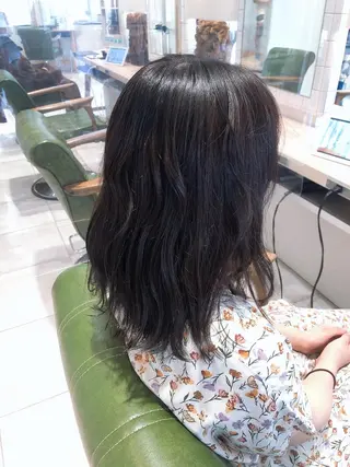 セミロング カラー EARTH志木/佐藤 氷河のヘアスタイル