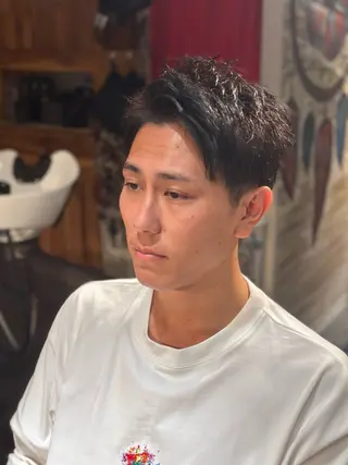 ショート メンズ SON＆MARLEY'S BAR BER所属・Yu gaのヘアスタイル