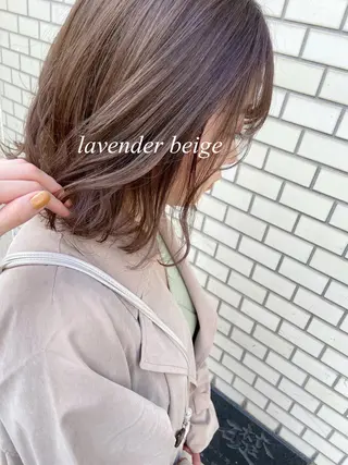 ミディアム カラー GLROW haruhiのヘアスタイル
