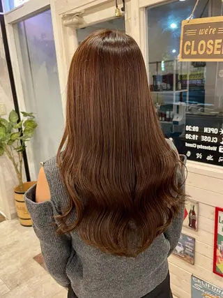 ロング カラー 🍭透明感カラー 志賀拓海🍬🌈のヘアスタイル