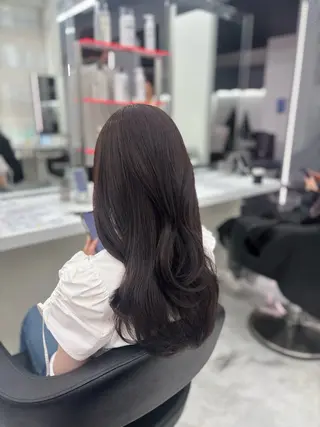 ロング カラー 🤍レイヤー/顔周り 暖色hirari🤍のヘアスタイル
