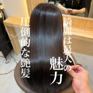ロング attrait南堀江所属・KAISEI髪質改善 /縮毛矯正のヘアスタイル