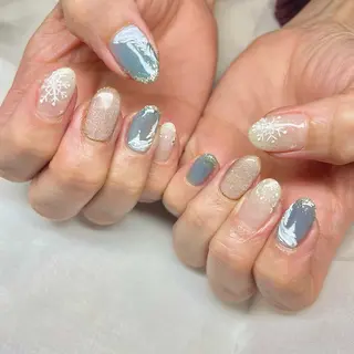 メンズ ネイル nail&eye Aoのマツエク・マツパデザイン