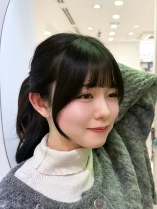 ロング カラー 韓国ガーリーヘア🎀 Sayaka🩶🤍のヘアスタイル