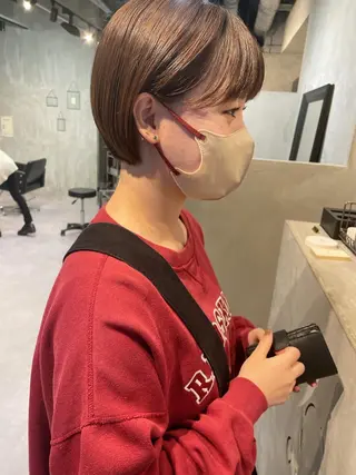 ショート ヤマモト マイのヘアスタイル