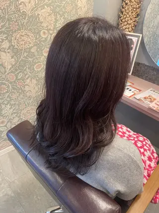 ロング hair  make echo所属・hair make echo滿木あい花のヘアスタイル