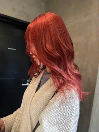 ロング カラー デザインカラー❤︎ イシイレイのヘアスタイル