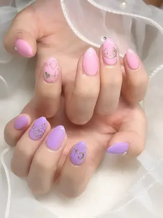 ネイル AYU💅ワンホン& ゴテゴテネイルのネイルデザイン