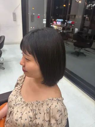 ミディアム WILL西宮店所属・WILL西宮野崎琴水 /透明感カラーのヘアスタイル