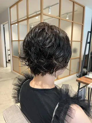 ショート パーマ ✿高宮一花 ✿のヘアスタイル