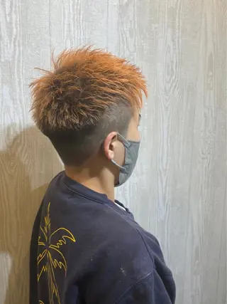 ショート カラー メンズ TELAHAIRユーカリが丘店所属・TELA HAIR WAKABA🌱のヘアスタイル