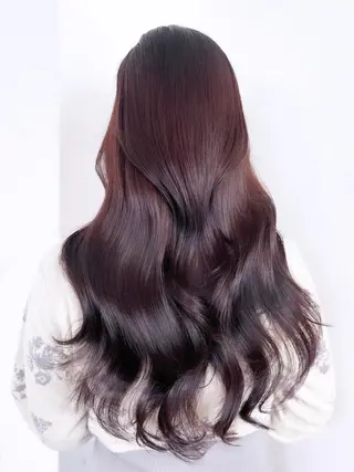 カラー セミロング ITbyALBUM 松戸のヘアスタイル