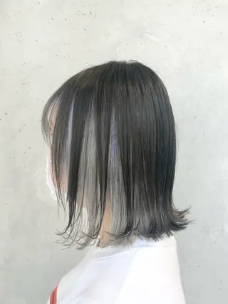 ショート カラー ヘアアレンジ ｲﾝﾅｰｶﾗｰ屋さん 🫧伊藤拓実のヘアスタイル