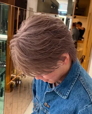 メンズ 白髪ぼかし/白髪 メッシュ/ゆうとのヘアスタイル