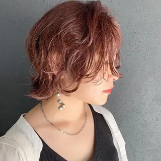 ショート カラー ヨシムラ リオのヘアスタイル