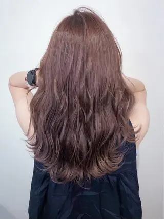 セミロング 柔らか透明感カラー ☀️koshi☀️のヘアスタイル