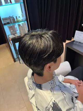 ショート パーマ メンズ 韓国メンズヘア特化 🩵KOKIのヘアスタイル