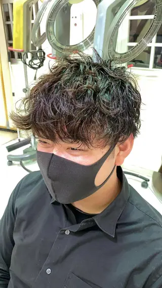 パーマ メンズ Kou所属・💜髪質改善美髪💜 星野清光のヘアスタイル