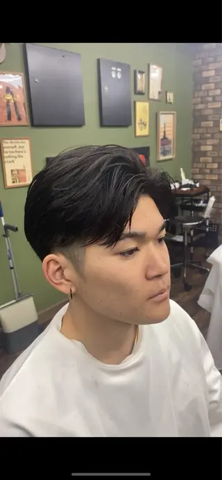ミディアム Maison所属・メンズ特化 浜本志厳のヘアスタイル