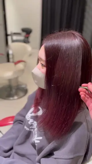 ロング 武田 一馬のヘアスタイル